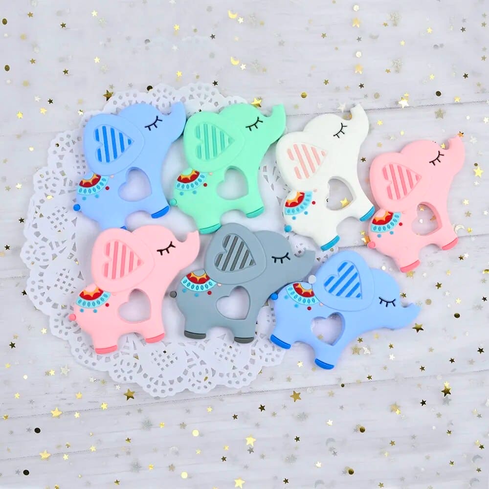 Silicone Giraffe Baby Teether: The Perfect Animal Teething Toy for Newborns - Care, Comfort, and Fun in One! - The Little Big Store