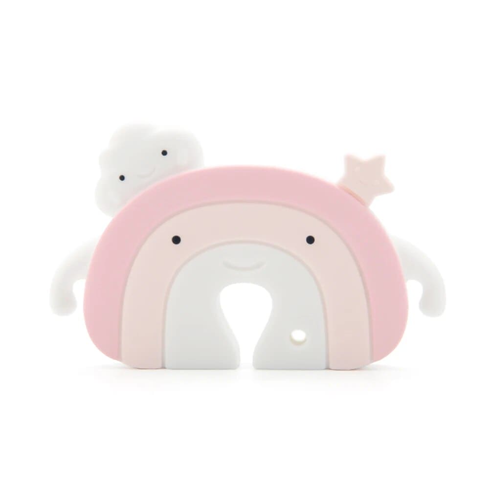 Silicone Giraffe Baby Teether: The Perfect Animal Teething Toy for Newborns - Care, Comfort, and Fun in One! - The Little Big Store