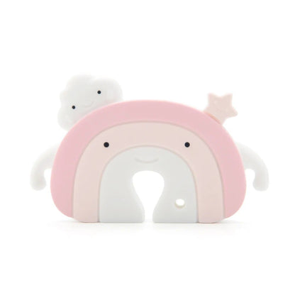 Silicone Giraffe Baby Teether: The Perfect Animal Teething Toy for Newborns - Care, Comfort, and Fun in One! - The Little Big Store