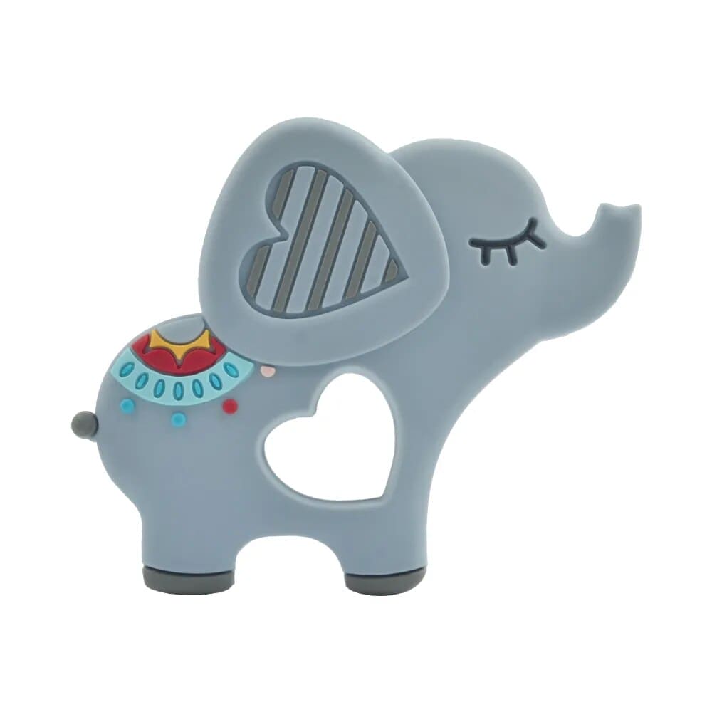 Silicone Giraffe Baby Teether: The Perfect Animal Teething Toy for Newborns - Care, Comfort, and Fun in One! - The Little Big Store