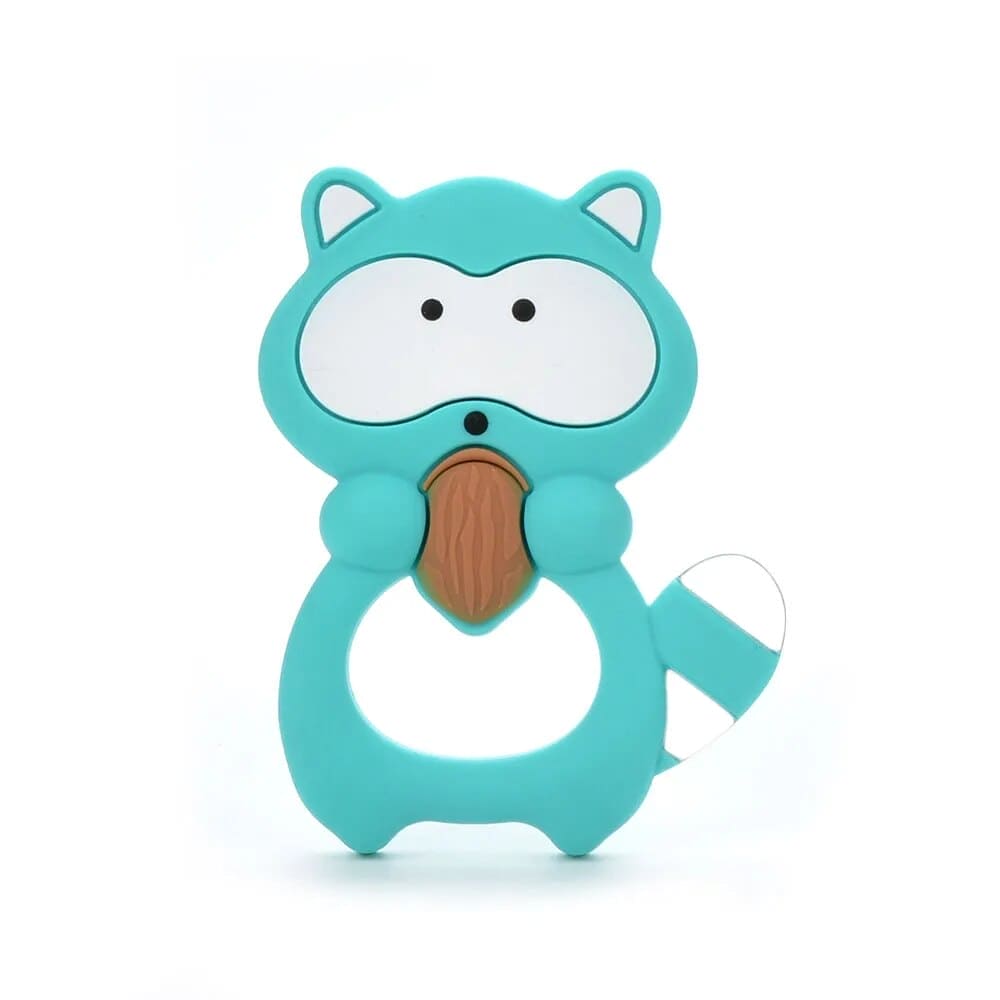 Silicone Giraffe Baby Teether: The Perfect Animal Teething Toy for Newborns - Care, Comfort, and Fun in One! - The Little Big Store