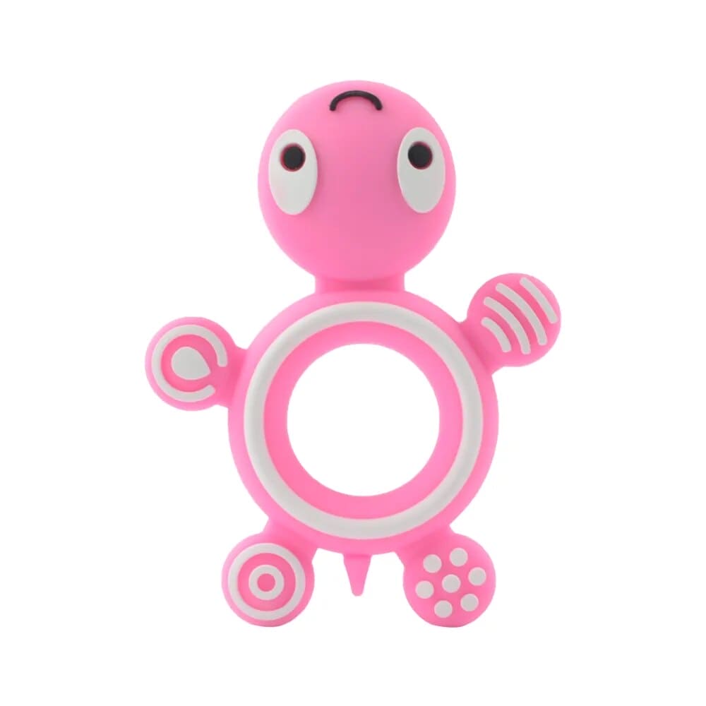 Silicone Giraffe Baby Teether: The Perfect Animal Teething Toy for Newborns - Care, Comfort, and Fun in One! - The Little Big Store