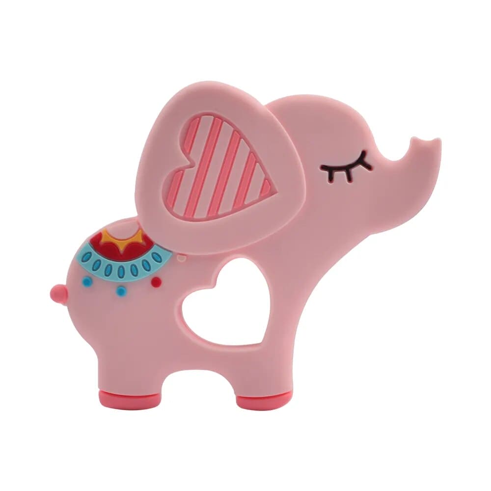 Silicone Giraffe Baby Teether: The Perfect Animal Teething Toy for Newborns - Care, Comfort, and Fun in One! - The Little Big Store