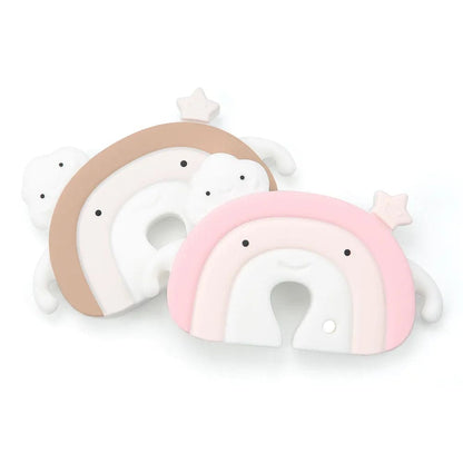 Silicone Giraffe Baby Teether: The Perfect Animal Teething Toy for Newborns - Care, Comfort, and Fun in One! - The Little Big Store