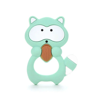 Silicone Giraffe Baby Teether: The Perfect Animal Teething Toy for Newborns - Care, Comfort, and Fun in One! - The Little Big Store