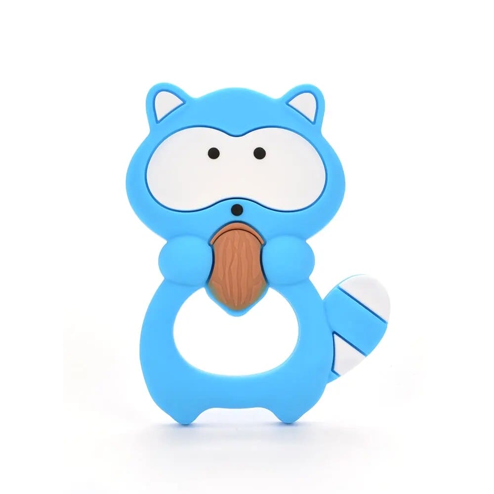 Silicone Giraffe Baby Teether: The Perfect Animal Teething Toy for Newborns - Care, Comfort, and Fun in One! - The Little Big Store