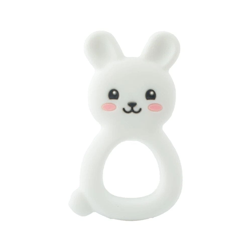 Silicone Giraffe Baby Teether: The Perfect Animal Teething Toy for Newborns - Care, Comfort, and Fun in One! - The Little Big Store