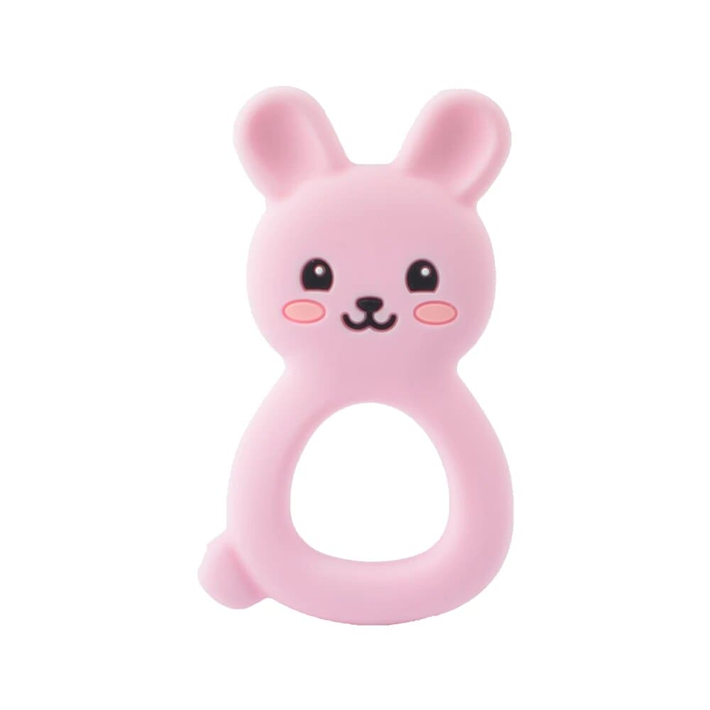 Silicone Giraffe Baby Teether: The Perfect Animal Teething Toy for Newborns - Care, Comfort, and Fun in One! - The Little Big Store