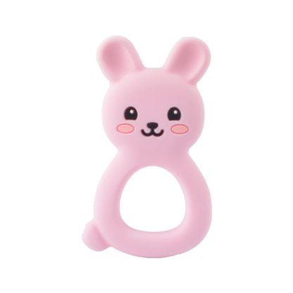 Silicone Giraffe Baby Teether: The Perfect Animal Teething Toy for Newborns - Care, Comfort, and Fun in One! - The Little Big Store
