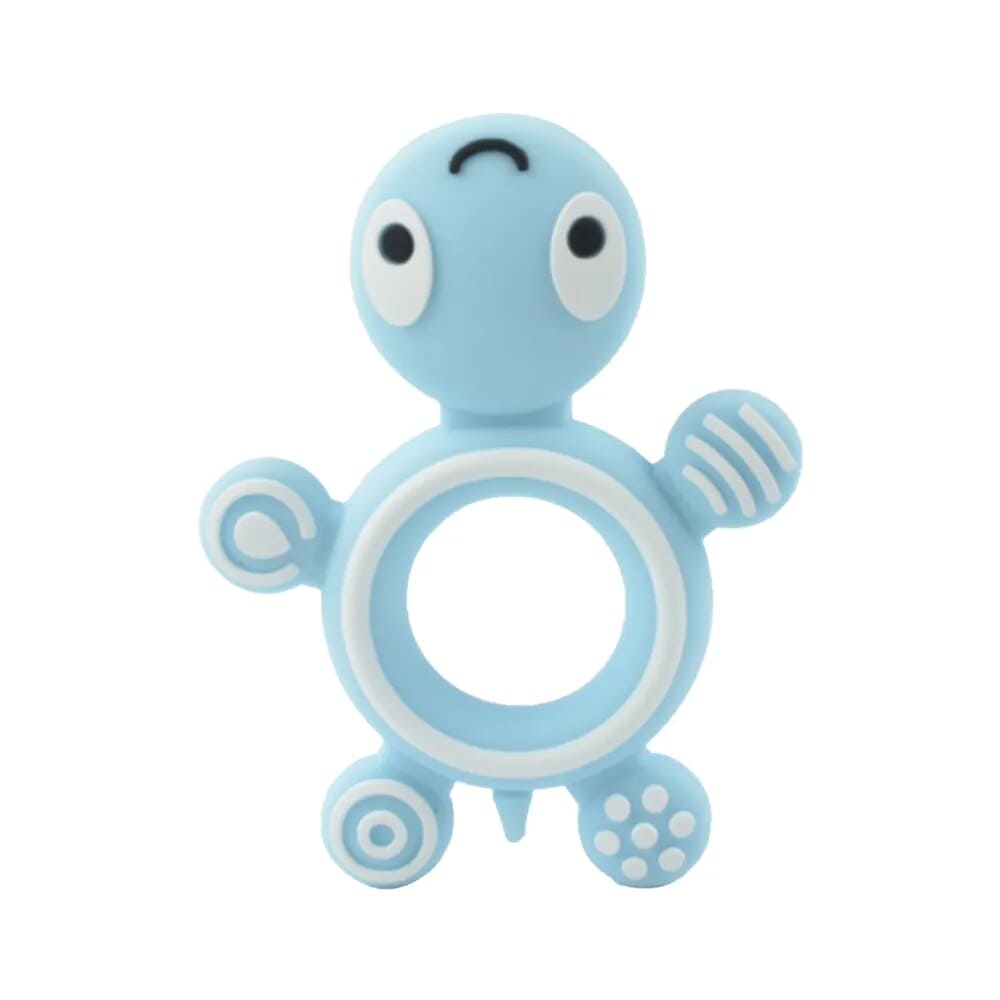 Silicone Giraffe Baby Teether: The Perfect Animal Teething Toy for Newborns - Care, Comfort, and Fun in One! - The Little Big Store