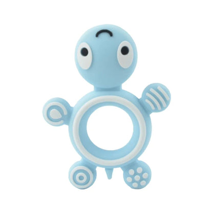 Silicone Giraffe Baby Teether: The Perfect Animal Teething Toy for Newborns - Care, Comfort, and Fun in One! - The Little Big Store