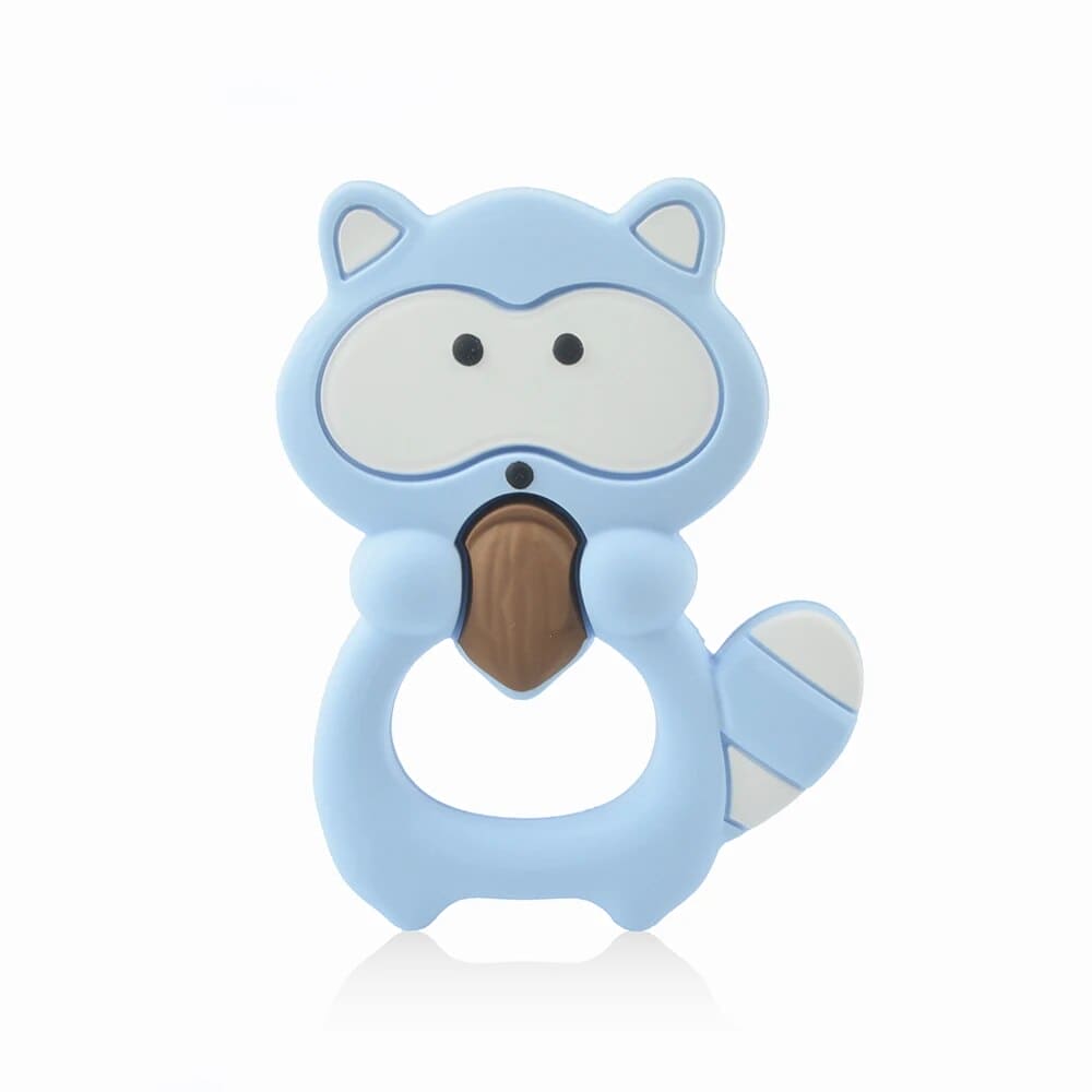 Silicone Giraffe Baby Teether: The Perfect Animal Teething Toy for Newborns - Care, Comfort, and Fun in One! - The Little Big Store