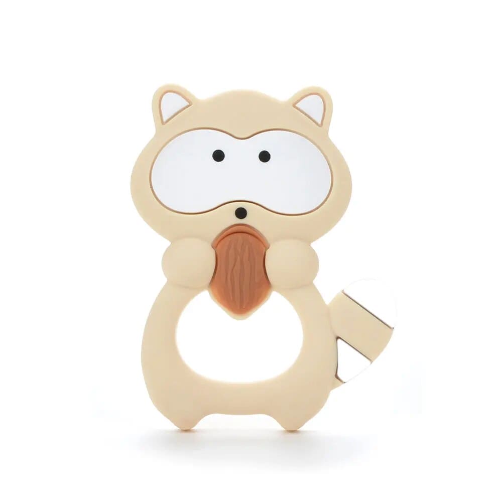 Silicone Giraffe Baby Teether: The Perfect Animal Teething Toy for Newborns - Care, Comfort, and Fun in One! - The Little Big Store