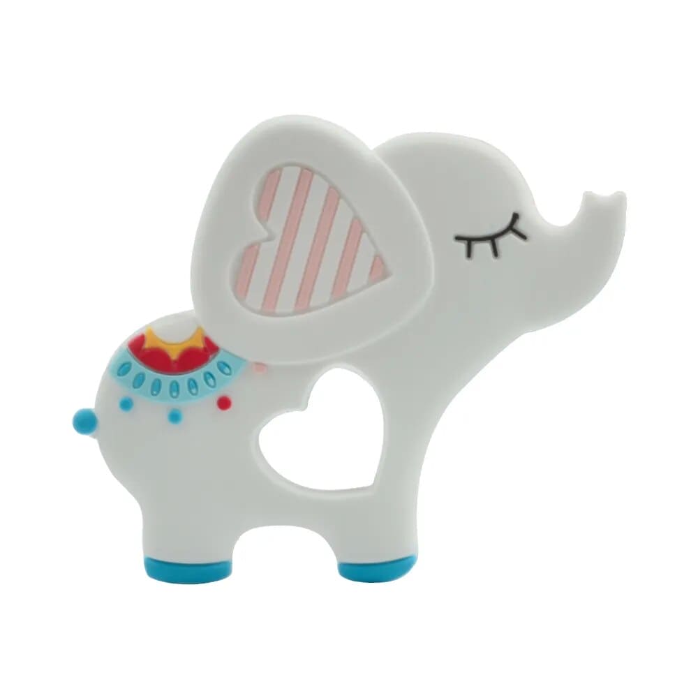 Silicone Giraffe Baby Teether: The Perfect Animal Teething Toy for Newborns - Care, Comfort, and Fun in One! - The Little Big Store