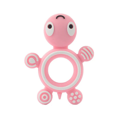 Silicone Giraffe Baby Teether: The Perfect Animal Teething Toy for Newborns - Care, Comfort, and Fun in One! - The Little Big Store