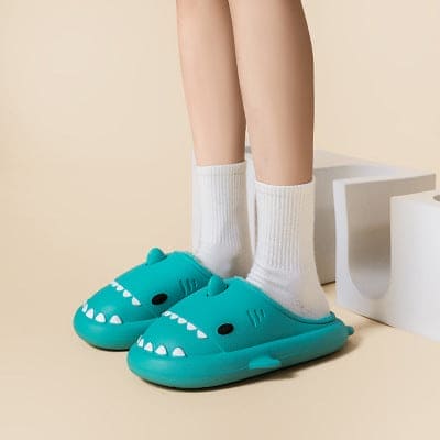 🦈✨ SharkSnugs™ Cozy Slides – Sink into Comfort, One Step at a Time! 👣💙