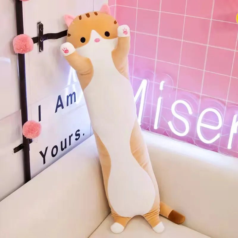 Snuggle Up with Cuteness: New Arrive 50cm Cute Soft Long Cat Boyfriend Plush Toy