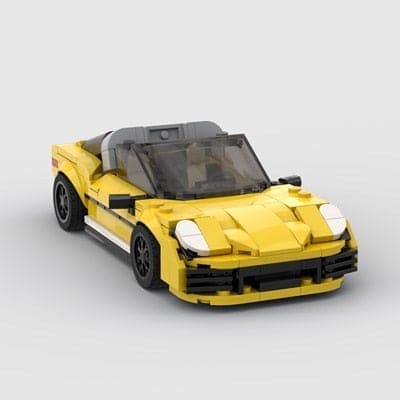 Speed into Learning: Supercar Sports Educational Building Block Toy - The Little Big Store