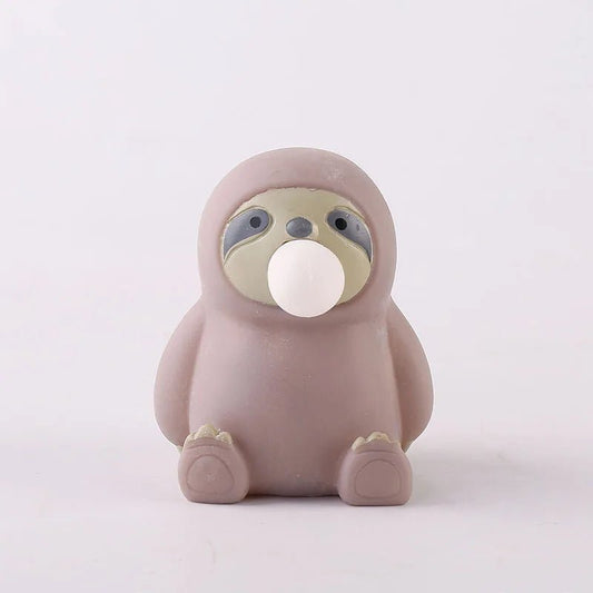 "Squishi Sloth Serenity: Cute Animal Anti-Stress Ball for Blissful Decompression and Bubbly Fun! 🦥💨🌟 " - The Little Big Store