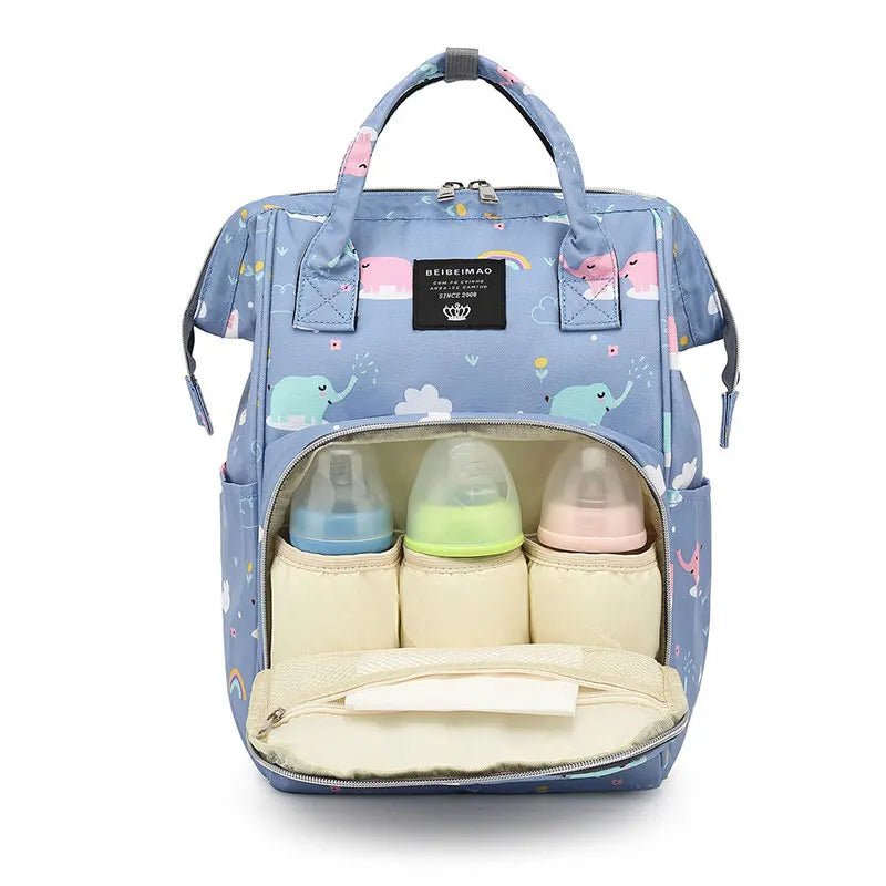 Stay Prepared in Style with Our Large Capacity Diaper Bag Backpack!