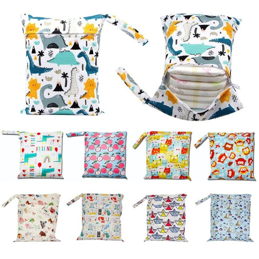 Stay Stylishly Organized with Our Cartoon Print Baby Diaper Bag! - The Little Big Store