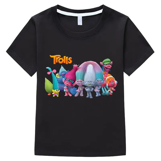 Summer Fantasia Balloon Trolls Clothes - Fun and Colorful 100% Cotton Tees for Kids! 🌟👕🌈 - The Little Big Store