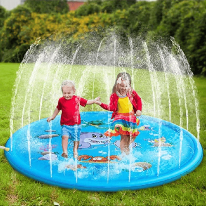 Summer Soaked Fun: Splash Pad Sprinkler for Kids - The Little Big Store