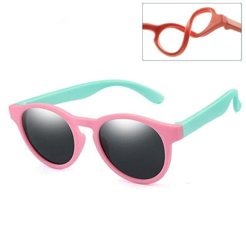 🕶️ SunSafe Explorers™ – Polarized Round Sunglasses for Cool Kids ☀️🧒