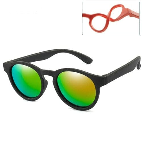 🕶️ SunSafe Explorers™ – Polarized Round Sunglasses for Cool Kids ☀️🧒