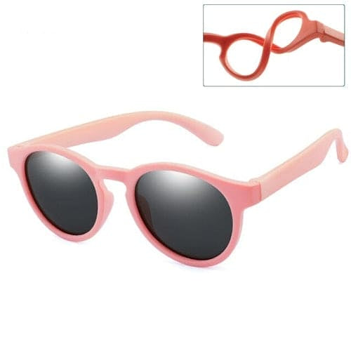 🕶️ SunSafe Explorers™ – Polarized Round Sunglasses for Cool Kids ☀️🧒
