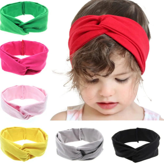 Sweet Ties: Adorable Bowknot Turban for Baby Girls! 🎀💖 Perfect Hair Accessory! - The Little Big Store
