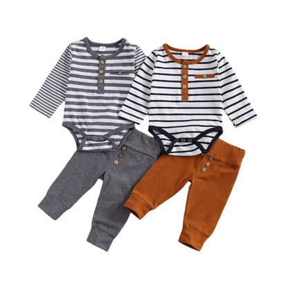 Tiny Trendsetter: 2Pcs Toddler Casual Suit - The Little Big Store