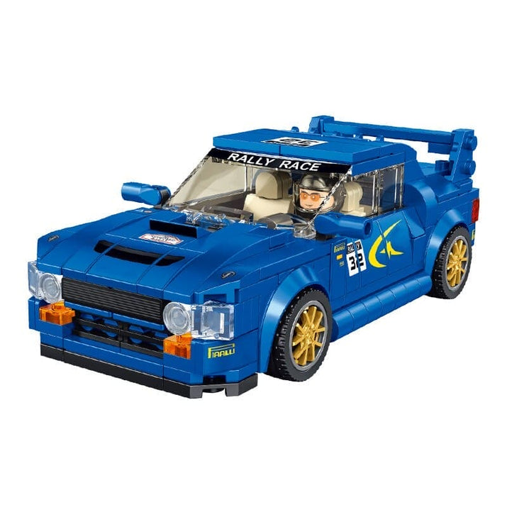 🏎️ Turbocharge Your Playtime: Speed Champions Subaru WRX Building Block Car Toy 🌟 - The Little Big Store