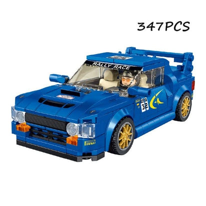 🏎️ Turbocharge Your Playtime: Speed Champions Subaru WRX Building Block Car Toy 🌟 - The Little Big Store