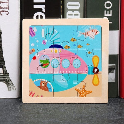 Unleash Creativity: Kids' Wooden 3D Puzzle Adventure - The Little Big Store