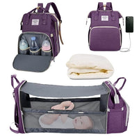 Your Baby's Dream Haven: The Ultimate Portable Bed & Diaper Bag Combo! (Free Shipping + Free Gift + Free Parenting Guide)) - The Little Big Store