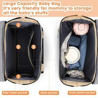 Your Baby's Dream Haven: The Ultimate Portable Bed & Diaper Bag Combo! (Free Shipping + Free Gift + Free Parenting Guide)) - The Little Big Store
