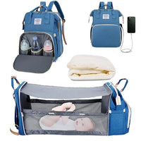 Your Baby's Dream Haven: The Ultimate Portable Bed & Diaper Bag Combo! (Free Shipping + Free Gift + Free Parenting Guide)) - The Little Big Store