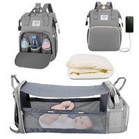 Your Baby's Dream Haven: The Ultimate Portable Bed & Diaper Bag Combo! (Free Shipping + Free Gift + Free Parenting Guide)) - The Little Big Store