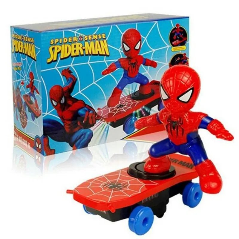 Zoom into Adventure: Spiderman Stunt Scooter – The Ultimate Electric Toy Car for Thrilling Fun and Festive Gifts! 🕷️🛴🎁 - The Little Big Store